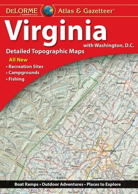 Delorme Virginia Atlas &amp;amp; Gazetteer foto