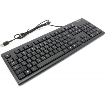 Tastatura A4Tech KR83, Wired, USB, Taste Numerice, Cablu 1.5 m, Negru foto