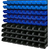 Panou de perete 780&times;780mm cu 82 de cutii pentru depozitare