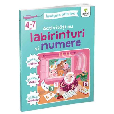 Activ. cu labirinturi si numere 4-7 ani/ Invatare prin joc foto