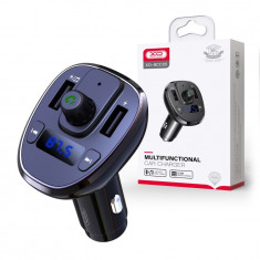 Modulator MP3 SMART cu functie handsfree auto Bluetooth si incarcator auto 18W 12V-24V Cod: XO-BCC05 foto