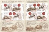 EUROPA 2020,VECHI RUTE POSTALE,BLOCURI MODEL I SI II,2020,MNH.ROMANIA., Istorie, Nestampilat