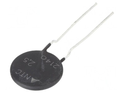 Termistor NTC 2,5&amp;Omega; 5,1W THT 2900K foto