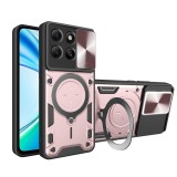 Husa Honor X5b Techsuit CamGuard Pro, roz auriu