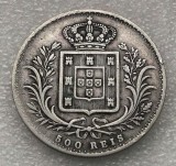 P3. Portugalia 500 reis 1871 Argint 0.917 12.5 gr **
