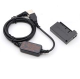 Cumpara ieftin AC adapter USB ACK-E15 coupler DR-E15 LP-E15 replace Canon, Generic