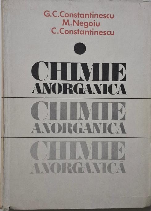 Chimie anorganica, vol. I &ndash; Gheorghe C. Constantinescu