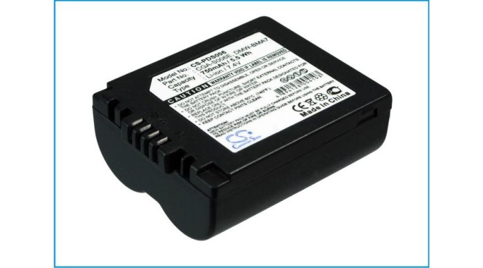 Cameron Sino 750mAh Leica V-LUX1 Baterie