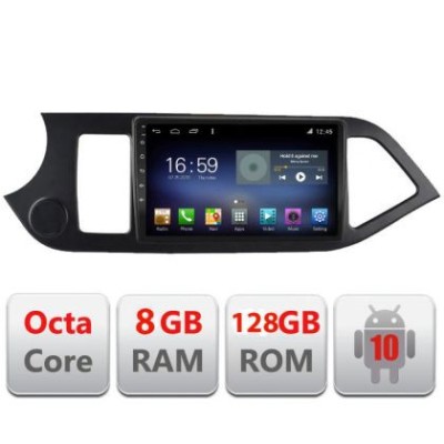 Navigatie KIA PICANTO 2011-2015 F-217 Octa Core cu Android Radio Bluetooth Internet GPS WIFI DSP 8+128GB 4G CarStore Technology foto