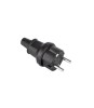 Stecher 16A 250V IP44 negru 2237 Kemot