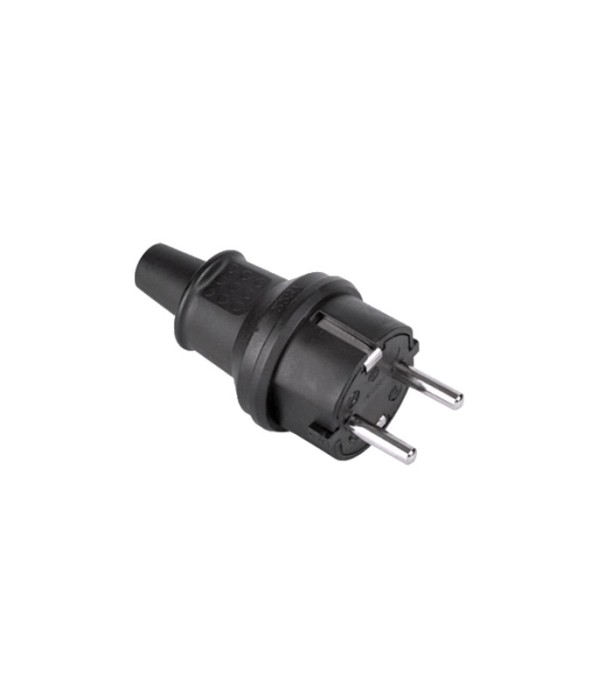 Stecher 16A 250V IP44 negru 2237 Kemot