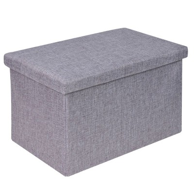 Taburet din Lemn MDF cu Spatiu de Depozitare, 45x30x30 cm &amp;ndash; Ideal pentru CD-uri, Reviste si Accesorii foto