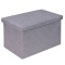 Taburet din Lemn MDF cu Spatiu de Depozitare, 45x30x30 cm &ndash; Ideal pentru CD-uri, Reviste si Accesorii