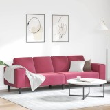Set de canapea bordo Catifea