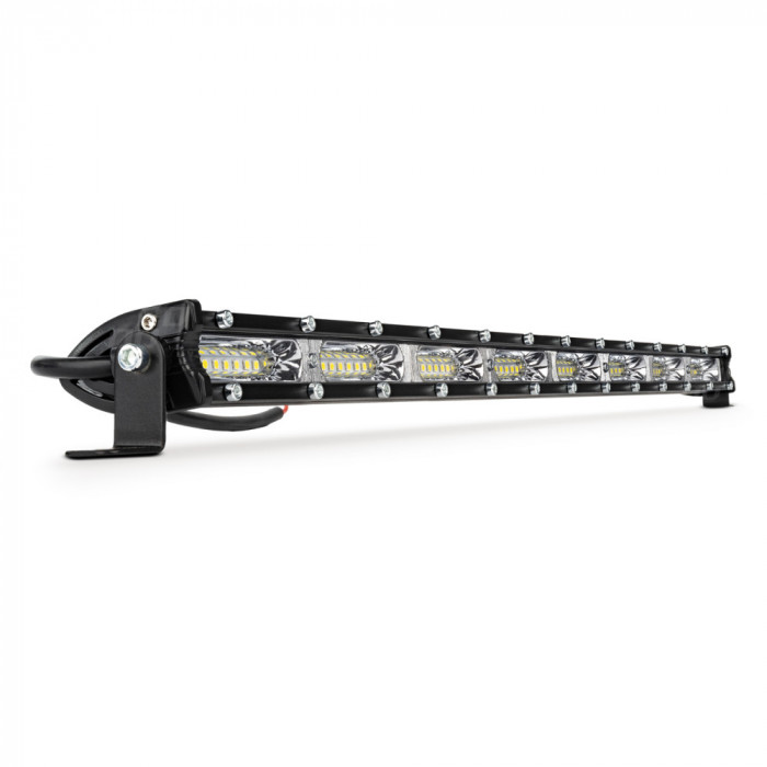 Proiector LED BAR model &quot;SLIM&quot; pentru Off-Road, ATV, SSV, putere 216W, culoare 6500K, tensiune 9-36V, dimensiuni 650 x 27 x 43 mm