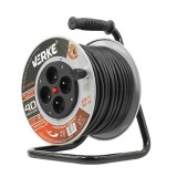Rola prelungitor, cablu pentru curent cu cadru metalic 40 metri 3 x 1,5 mm Verke