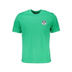 Tricou barbati, cu mini logo brodat, Regular fit, Verde deschis, M