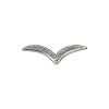 Petlita Militara LUFTSTREITKRAFTE Argintie RDG - Surplus Militar