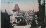 Carte postala, Sinaia, Castelul Pelisor, 1909