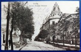 Braila 1917 - Strada Imparatul Traian, Feldpost - printata, circulata fara timbru catre Germania, stampile germane lizibile, stampila retur ZURUCK, Necirculata, Fotografie