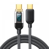 Joyroom Cablu Digital Type-C la Type-C Fast Charging, 1.2m Negru