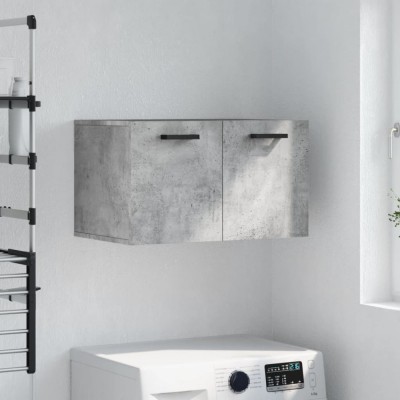 vidaXL Dulap de perete, gri beton, 60x36,5x35 cm, lemn prelucrat foto