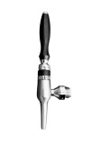 Robinet de bere Nordic - din oțel satinat fără ax compensator 5/8" + duză puternică, Lungimea firului: 65 mm