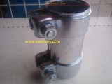 Racord Conector Esapament 54.5mm, Teava 50mm, Lungime 126mm, Imbinare Tobe, Fixare Etansa