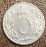 C50 - Moneda foarte veche - Cehoslovacia - 5 haler - 1953
