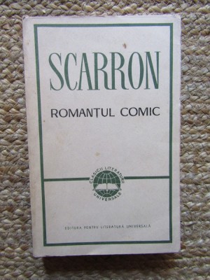 SCARRON - ROMANTUL COMIC foto
