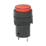 Indicator semnalizare industrial LED rosu 220V &Oslash; 16mm Breckner Germany