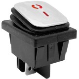 Intr cr 41x38x28mm ON-OFF 16A 250Vac rosu iluminat IP65
