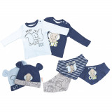 Cumpara ieftin Set Disney Dumbo Baba 7 Piese, Bluza, Caciula si Bavetica 100% Bumbac