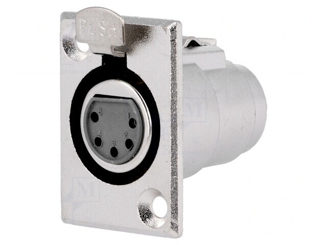 Soclu XLR Mamă 5 Pin pentru Lipire 3mm