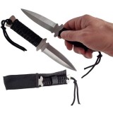 Cutit Ninja Otel Inoxidabil Aruncat Husa Precizie Lungime 22.5cm