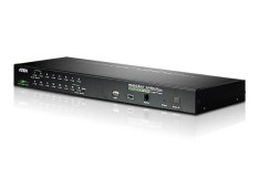 Switch KVM Aten, Raft pentru montat echipamente 1U Negru, Numar de calculatoare: 256, Tastatura de tip port: USB, PS 2 Mouse tip de port: USB, PS 2 Vi