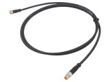 Cablu Conectare LUTRONIC M8, 1.5m, 50V AC, 4A, PVC, 4 Pini, IP67 Negru