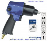 Pistol Impact pneumatic 574Nm 6.3 bari 1/2&quot;, ADLER AD-1260 Profesional