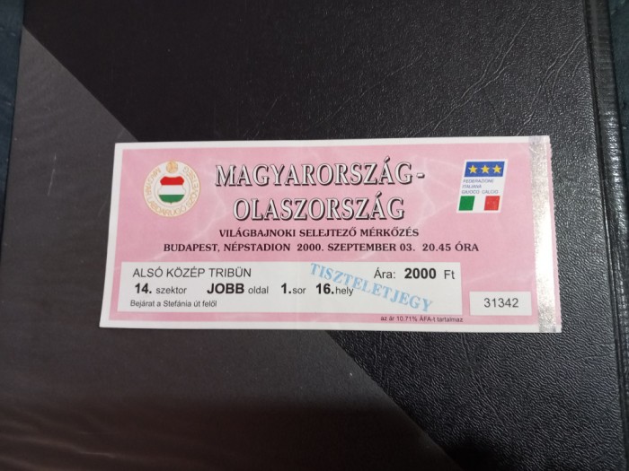 Bilet Ungaria - Olanda