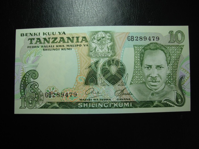 TANZANIA 10 SHILINGI UNC