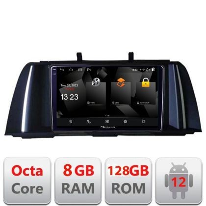 Navigatie Seria 5 F10 2010-2012 CIC Android Octa Core Qualcomm 2K Qled 8+128 DTS DSP 360 4G Optical CarStore Technology