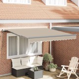 Cortina Retractabilă Manual Bej 300 x 250 cm Acril