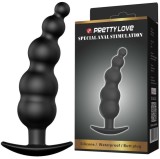 Cumpara ieftin Dop Anal Special Anal Stimulation, Negru, 12 cm, Pretty Love