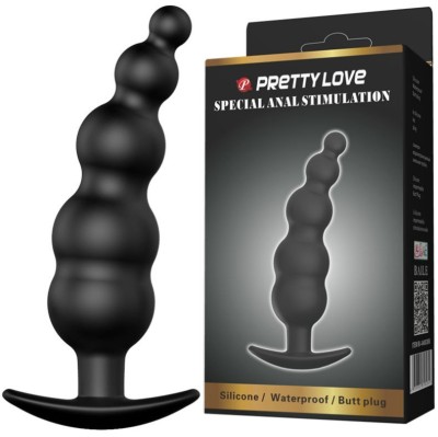 Dop Anal Special Anal Stimulation, Negru, 12 cm foto