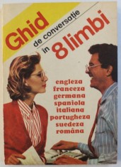 GHID DE CONVERSATIE IN 8 LIMBI de DOINA CERACEANU , 1991 foto