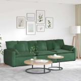 VidaXL Canapea modulară cu perne, verde &icirc;nchis