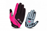 MANUSI PRO B-RACE CU GEL NEGRU/FUXIA, L, Pegas