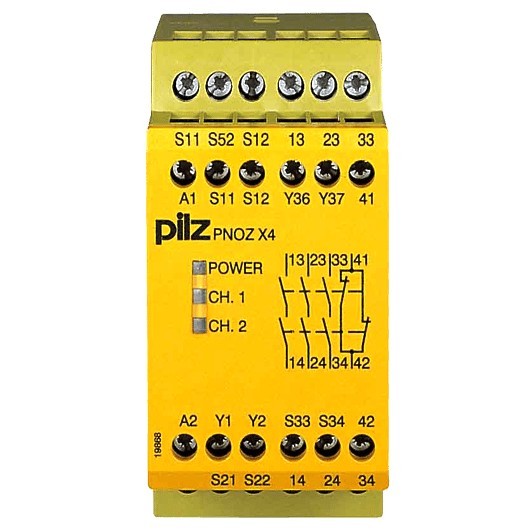 Releu de Siguranță PNOZ X4 230VAC 4-Căi