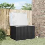 Lada Depozitare Gradina Antracit vidaXL 149x99x93cm Otel Galvanizat Cutie Spatioasa Exterior Interior Perne Scule
