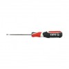 Surubelnita Dreapta Magnetica Yato YT-2601, 3 x 75 mm, Otel SVCM55, Maner Ergonomic